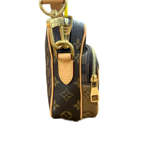 Louis Vuitton Nil 28 Messenger Reverse Monogram Damier Ebene Brown Tan