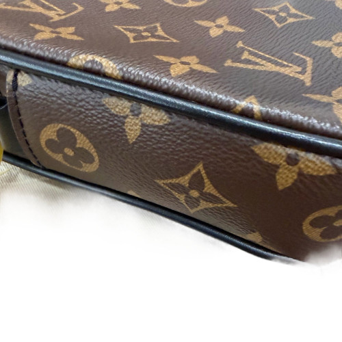 Louis Vuitton Christopher Wearable Wallet Monogram Macassar Black Brown