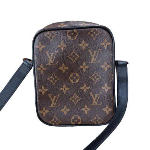Louis Vuitton Christopher Wearable Wallet Monogram Macassar Black Brown