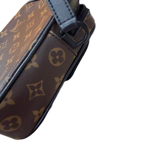Louis Vuitton Christopher Wearable Wallet Monogram Macassar Black Brown