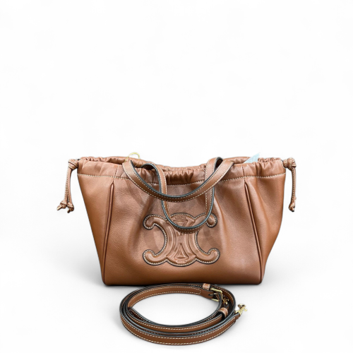 Celine Tote Bag Calfskin Brown