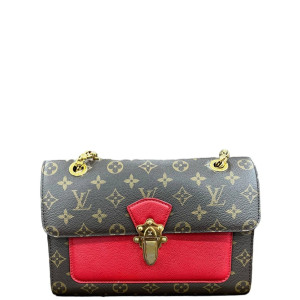 Louis Vuitton Victoire Monogram Brown Red
