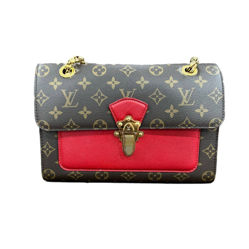 Louis Vuitton Victoire Monogram Brown Red