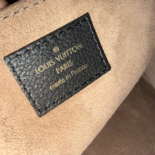 Louis Vuitton Shoulder Bag Calfskin Black