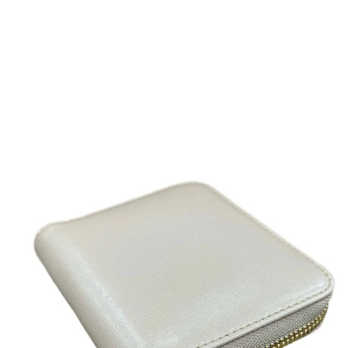 Salvatore Ferragamo Compact Wallet Calfskin Grey