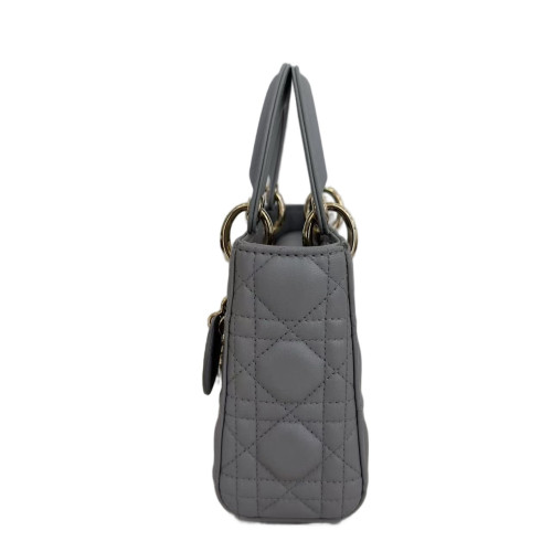 Dior Mini Lady Dior Calfskin Grey