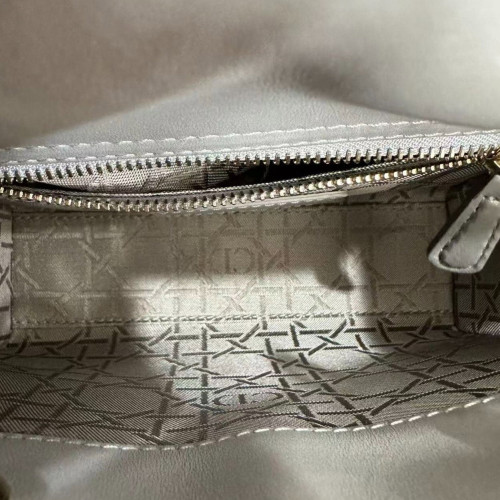 Dior Mini Lady Dior Calfskin Grey