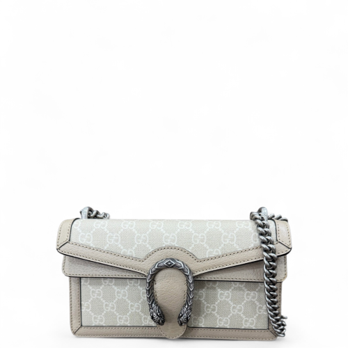 Gucci Small Dionysus GG Supreme Monogram Beige Mystic White Gucci Small Dionysus GG Supreme Monogram Beige Mystic White