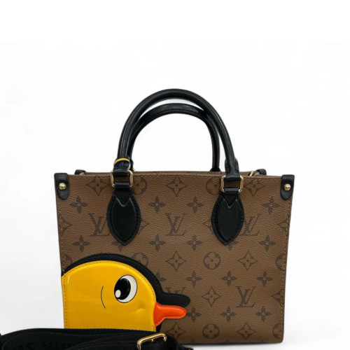 Louis Vuitton X Sun Yitian Onthego PM Monogram Brown Black Yellow Louis Vuitton X Sun Yitian Onthego PM Monogram Brown Black Yellow