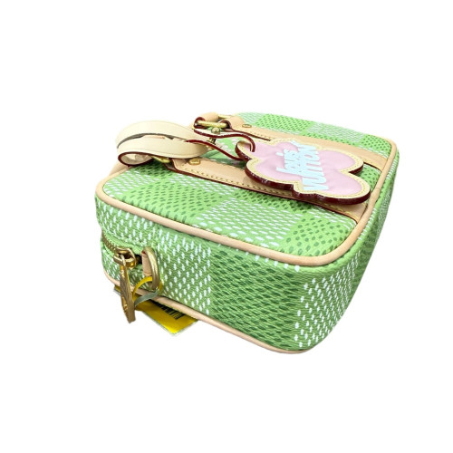 Louis Vuitton X Tyler The Creator Nano Porte Documents Voyage Damier Pop Green Pink White