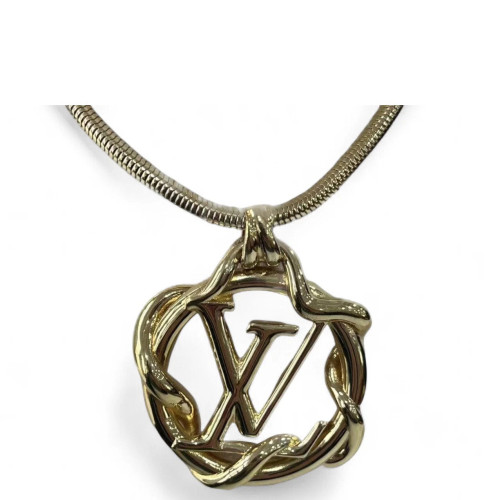 Louis Vuitton Garden Louis Pendant Necklace Metal Louis Vuitton Garden Louis Pendant Necklace Metal