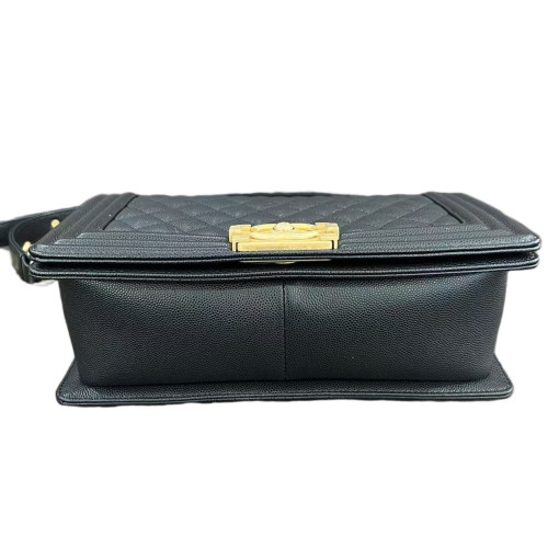 Chanel Quilted Medium Boy Flap Calfskin Black