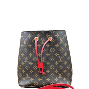 Louis Vuitton Neonoe MM Monogram Brown Red