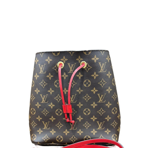 Louis Vuitton Neonoe MM Monogram Brown Red