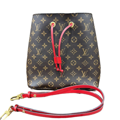 Louis Vuitton Neonoe MM Monogram Brown Red