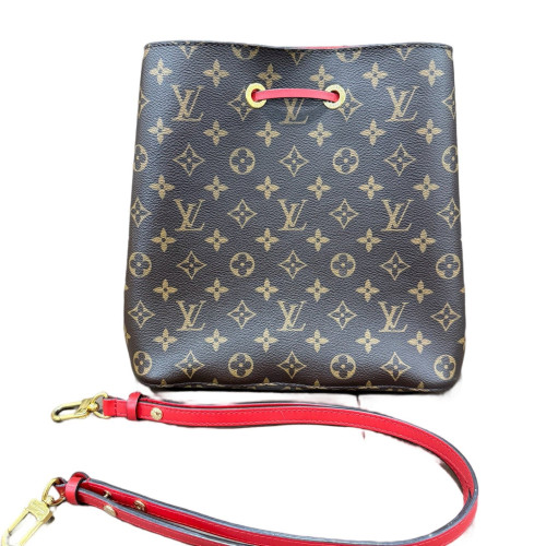 Louis Vuitton Neonoe MM Monogram Brown Red