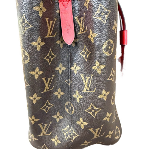 Louis Vuitton Neonoe MM Monogram Brown Red