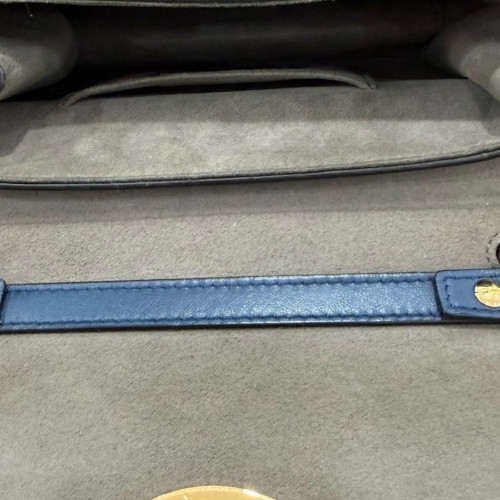 Fendi Small F Is Fendi Kan I Shoulder Bag Calfskin Blue
