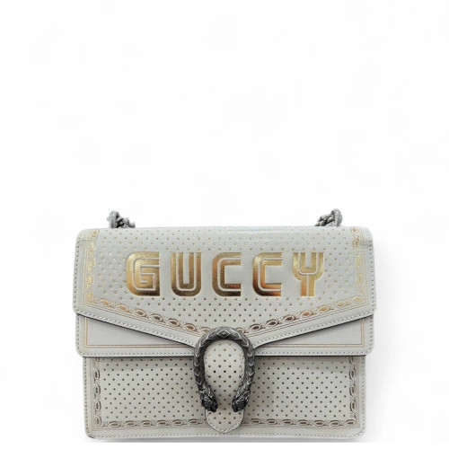 Gucci Print Dionysus Calfskin White