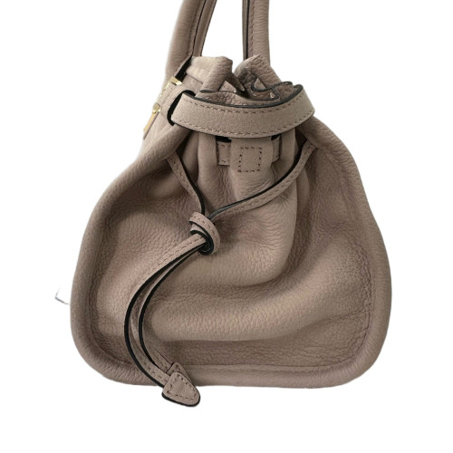 Prada Medium Bonnie Handbag Soft Calfskin Dark Deige