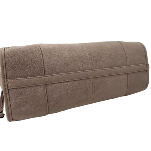 Prada Medium Bonnie Handbag Soft Calfskin Dark Deige
