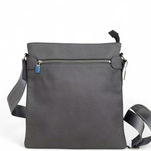 Louis Vuitton Shoulder Bag Calfskin Grey