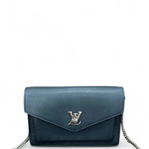 Louis Vuitton Shoulder Bag Calfskin Black