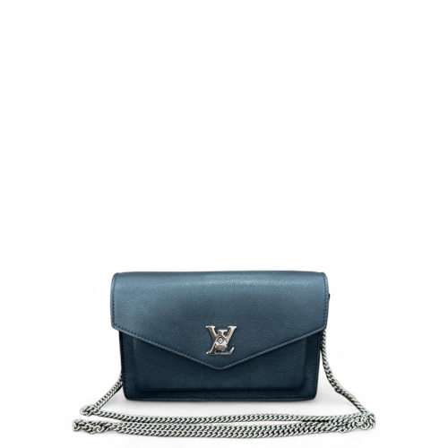 Louis Vuitton Shoulder Bag Calfskin Black