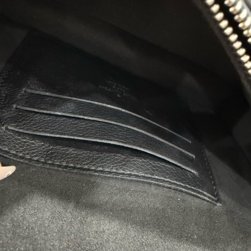 Louis Vuitton Shoulder Bag Calfskin Black