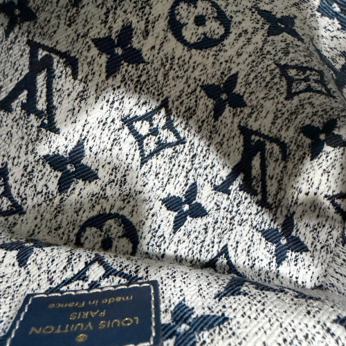 Louis Vuitton Nano Speedy Bandouliere Denim Monogram Blue White