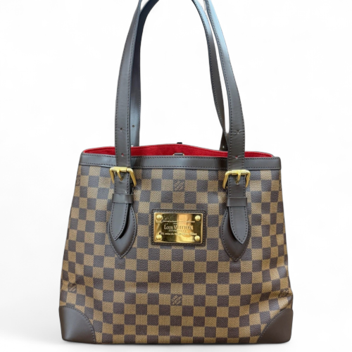 Louis Vuitton Tote Bag Damier Ebene Dark Brown