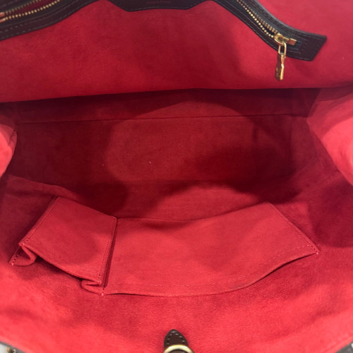 Louis Vuitton Tote Bag Damier Ebene Dark Brown