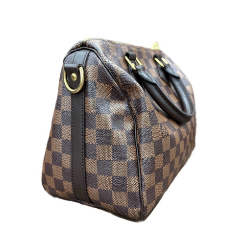 Louis Vuitton Speedy Bandouliere 25 Damier Ebene Brown