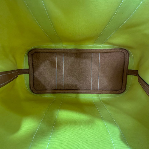 Hermes Garden Party 30 Toile Negonda 9R Lime 37 Gold