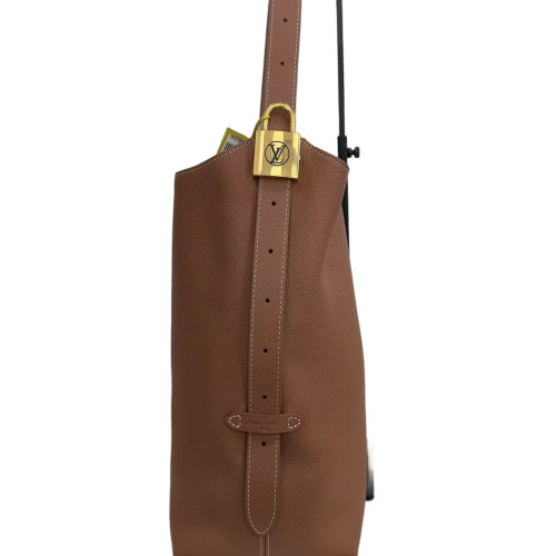 Louis Vuitton Shoulder Bag Monogram Calfskin Brown