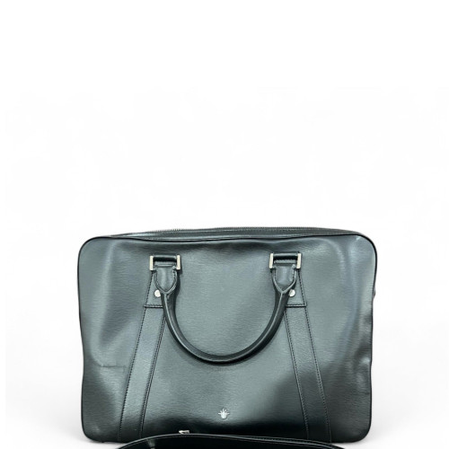 Dior Briefcase Calfskin Black