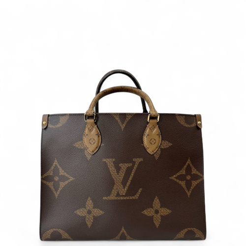 Louis Vuitton Onthego MM Reverse Monogram Giant Brown