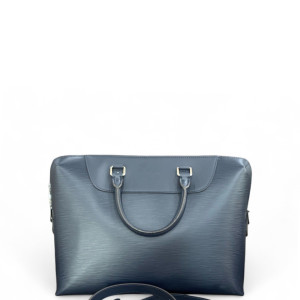Louis Vuitton Briefcase Epi Blue