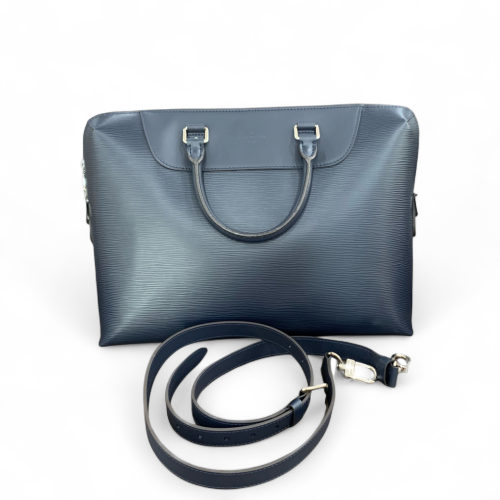 Louis Vuitton Briefcase Epi Blue