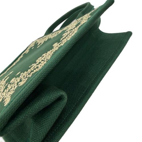 Dior New Small Book Tote Canvas Dark Green Dior New Small Book Tote Canvas Dark Green