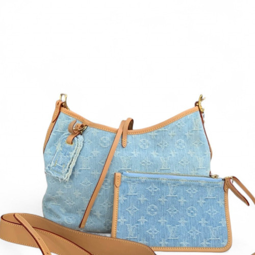 Louis Vuitton Carryall PM Denim Monogram Blue