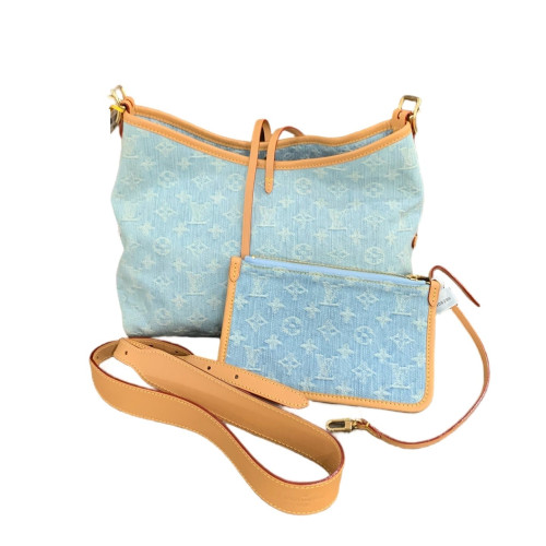 Louis Vuitton Carryall PM Denim Monogram Blue