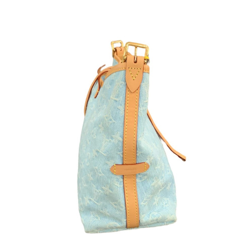 Louis Vuitton Carryall PM Denim Monogram Blue