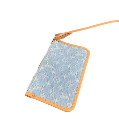 Louis Vuitton Carryall PM Denim Monogram Blue