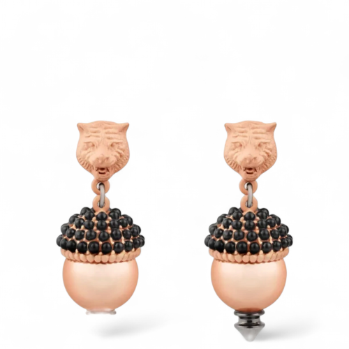 Gucci Clip On Earings Acrylic Pink Black