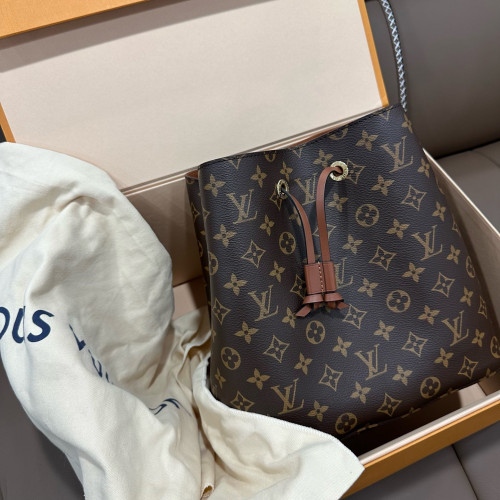Louis Vuitton Neonoe MM Monogram Tan Brown