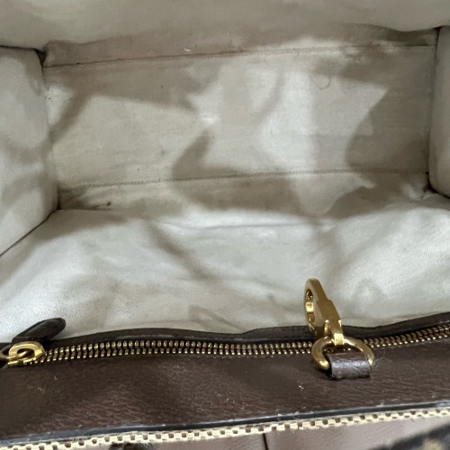 Gucci Tote Bag Canvas Monogram Jumbo GG Beige Brown Grey