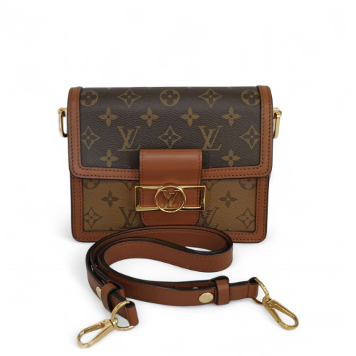 Louis Vuitton Dauphine Mini Reverse Monogram Brown Louis Vuitton Dauphine Mini Reverse Monogram Brown