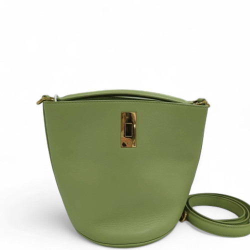 Celine Bucket 16 Bag Calfskin Green