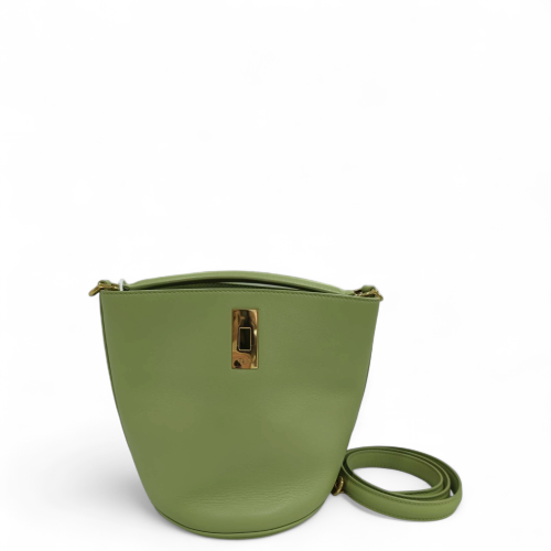 Celine Bucket 16 Bag Calfskin Green